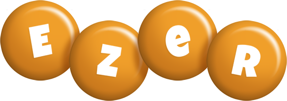 Ezer candy-orange logo