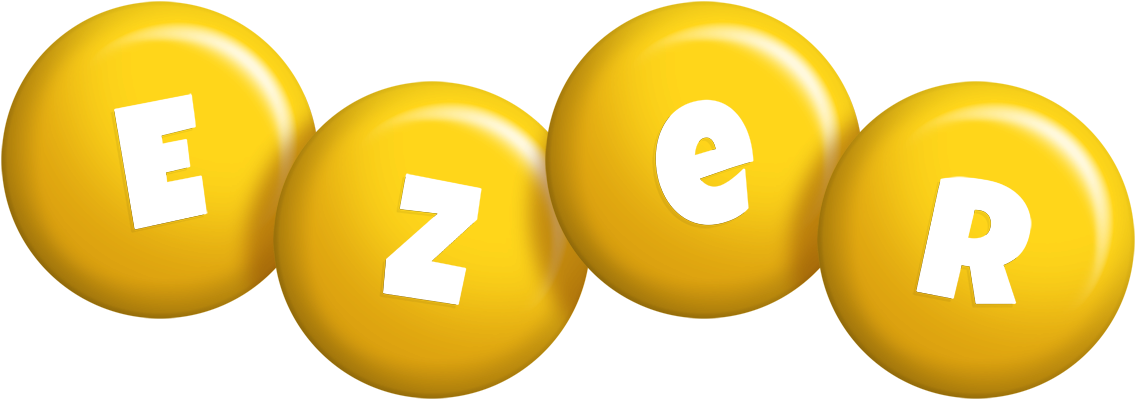 Ezer candy-yellow logo