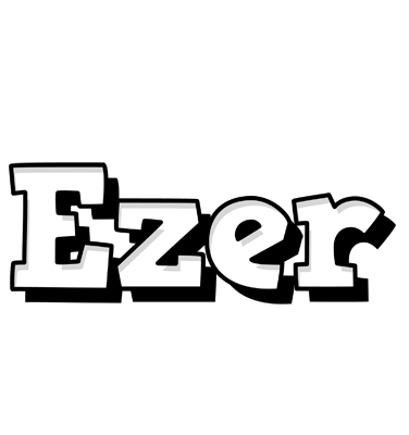 Ezer snowing logo