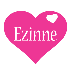 Ezinne love-heart logo