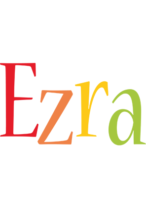 Ezra birthday logo