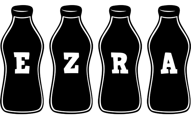 Ezra bottle logo