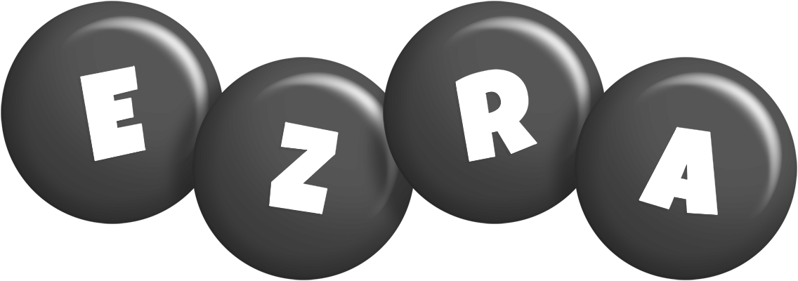 Ezra candy-black logo
