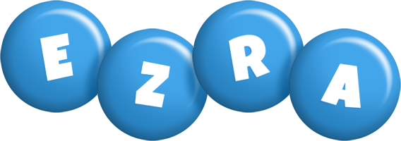 Ezra candy-blue logo