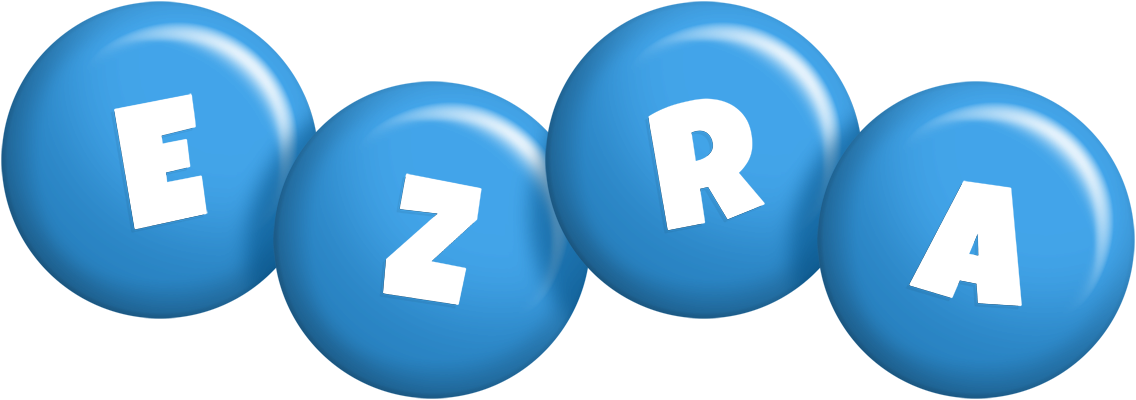 Ezra candy-blue logo