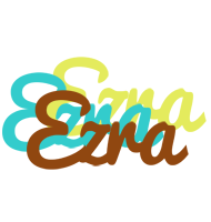 Ezra cupcake logo