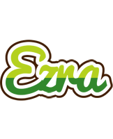 Ezra golfing logo