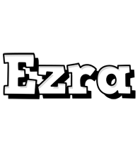 Ezra snowing logo