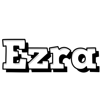 Ezra snowing logo