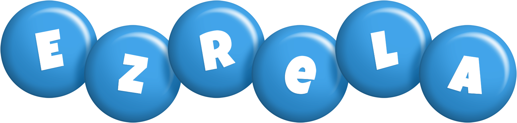 Ezrela candy-blue logo