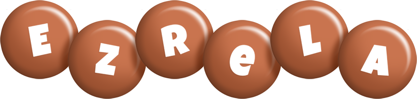 Ezrela candy-brown logo