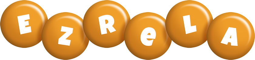 Ezrela candy-orange logo