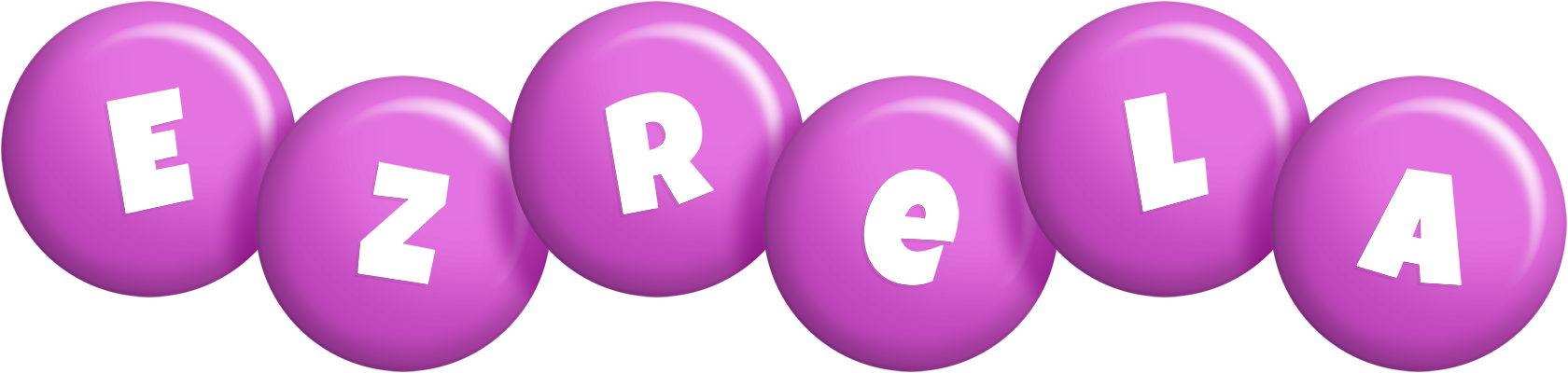 Ezrela candy-purple logo