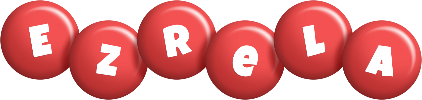 Ezrela candy-red logo