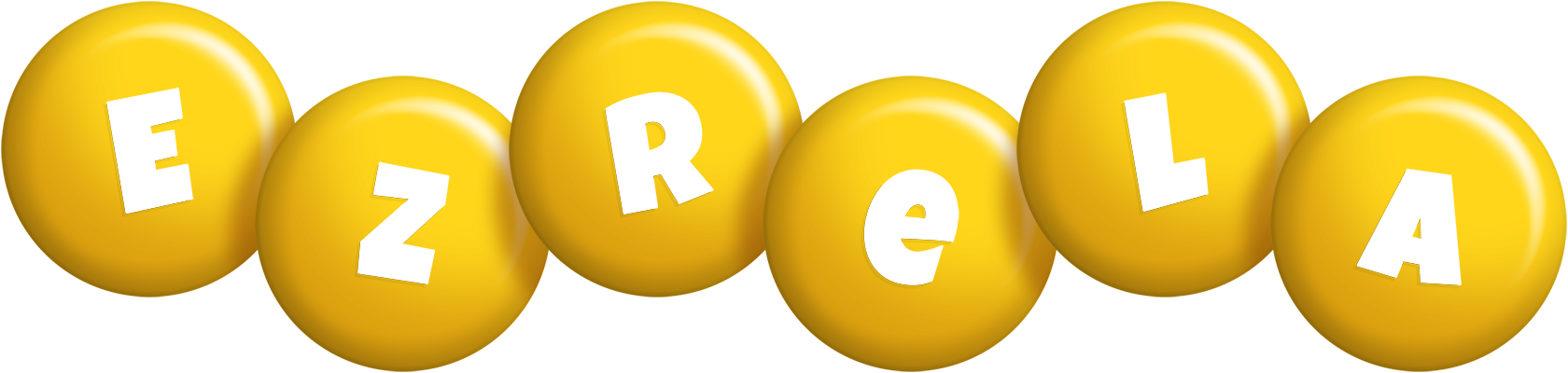 Ezrela candy-yellow logo