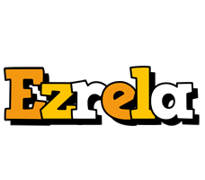 Ezrela cartoon logo