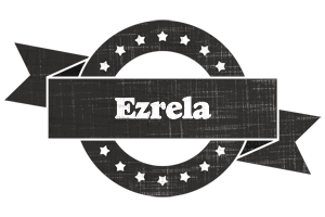 Ezrela grunge logo