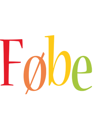 Føbe birthday logo