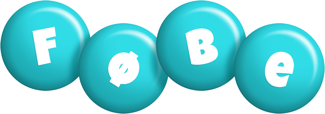 Føbe candy-azur logo