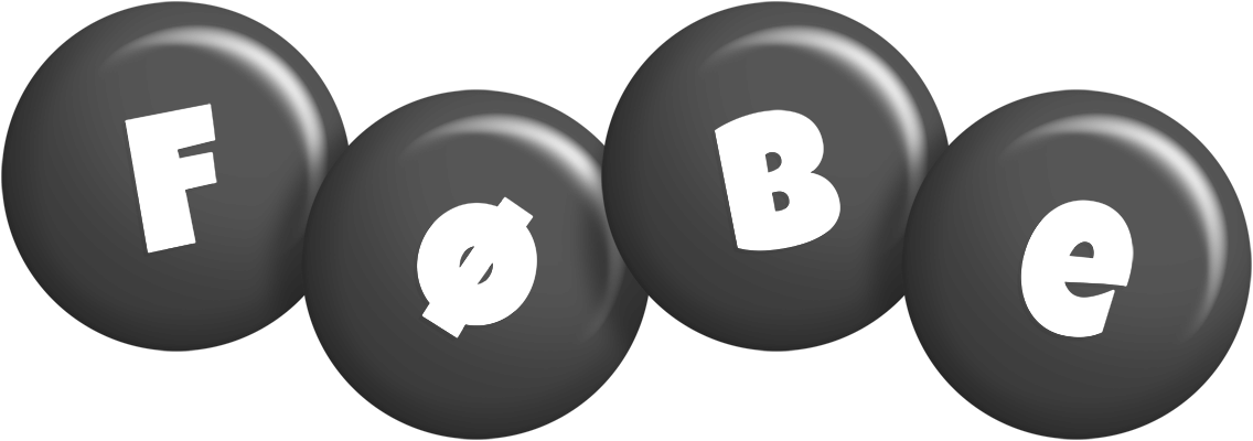 Føbe candy-black logo