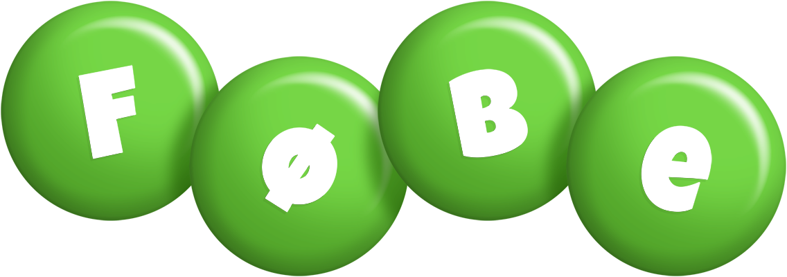 Føbe candy-green logo