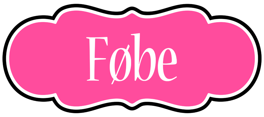 Føbe invitation logo