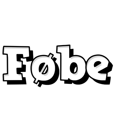 Føbe snowing logo