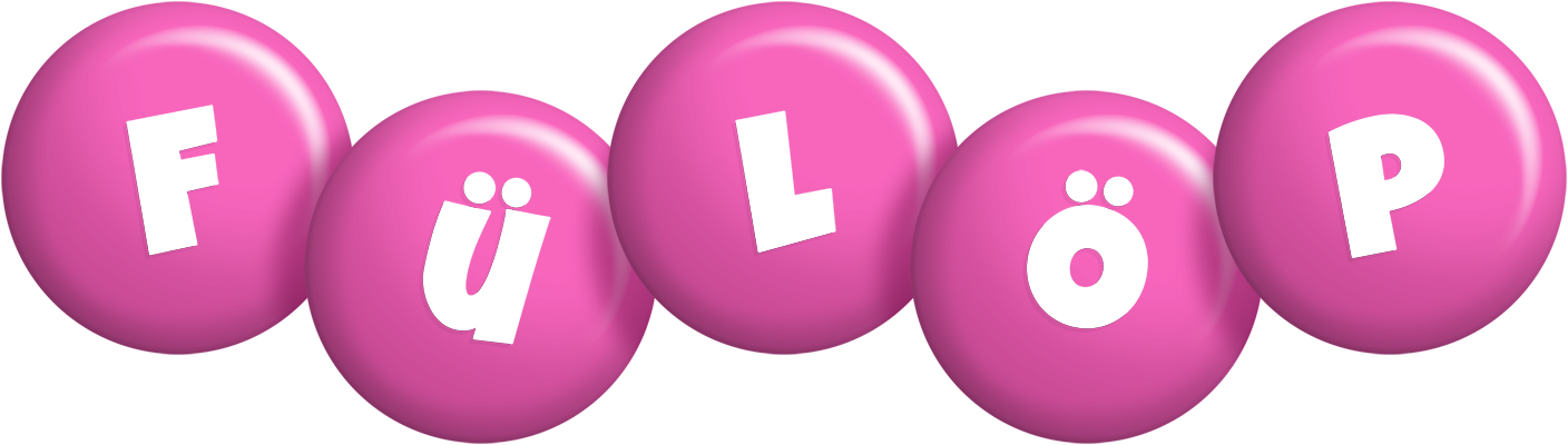 Fülöp candy-pink logo