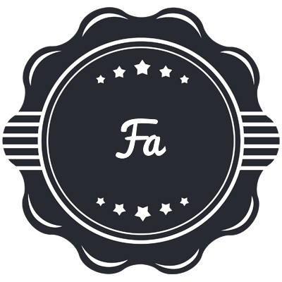 Fa badge logo