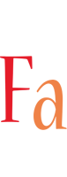 Fa birthday logo