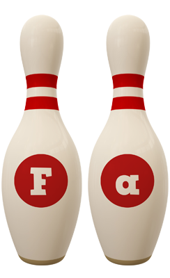 Fa bowling-pin logo