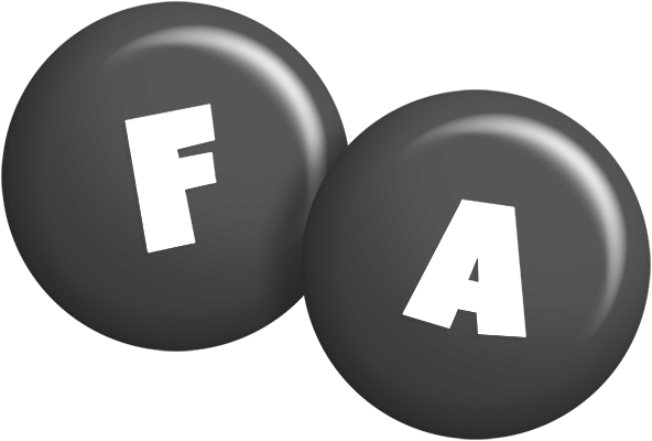 Fa candy-black logo