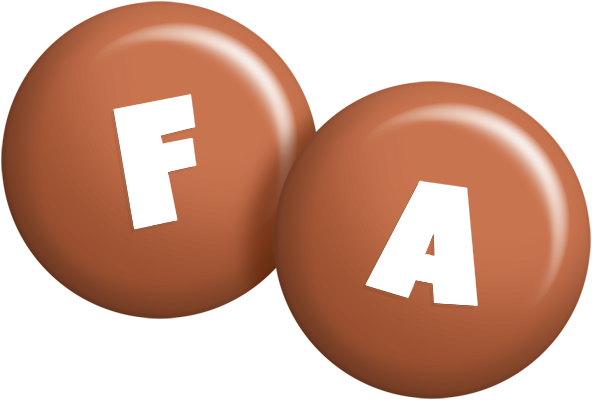 Fa candy-brown logo