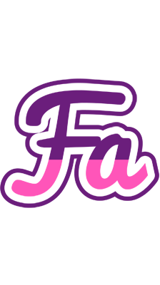 Fa cheerful logo
