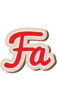 Fa chocolate logo