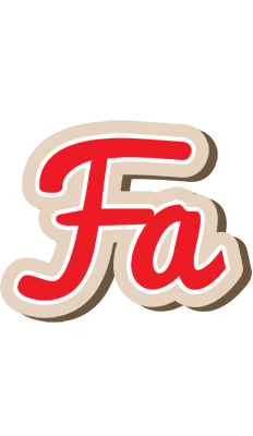 Fa chocolate logo