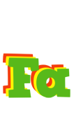 Fa crocodile logo