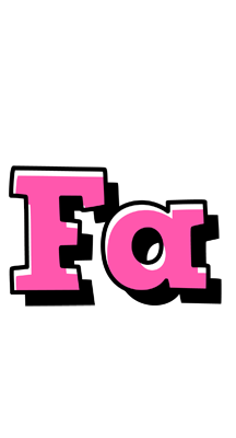 Fa girlish logo
