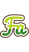 Fa golfing logo