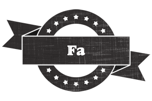 Fa grunge logo