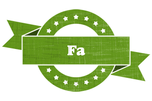 Fa natural logo