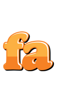 Fa orange logo