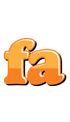 Fa orange logo