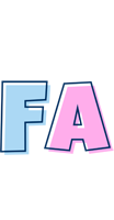 Fa pastel logo