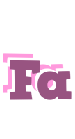 Fa relaxing logo