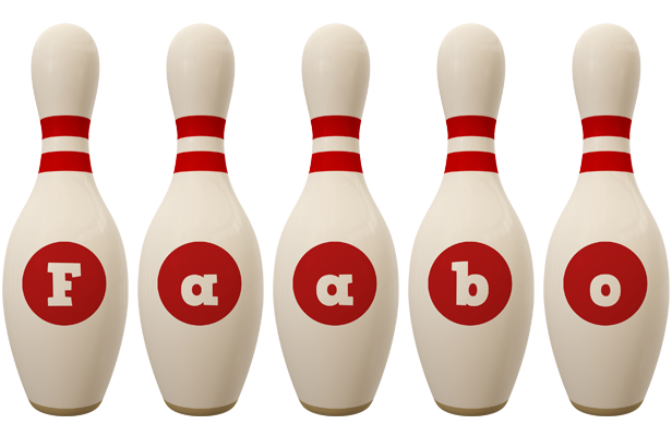 Faabo bowling-pin logo