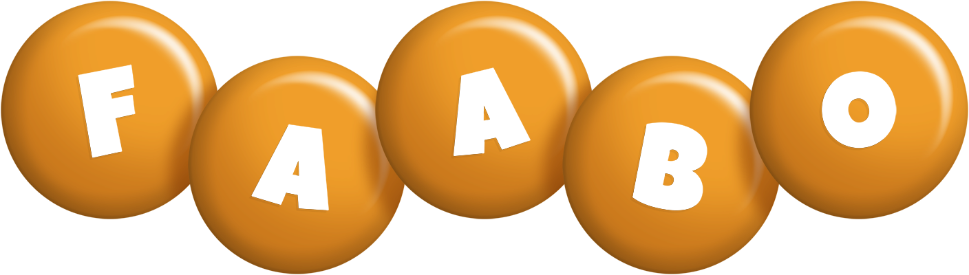Faabo candy-orange logo