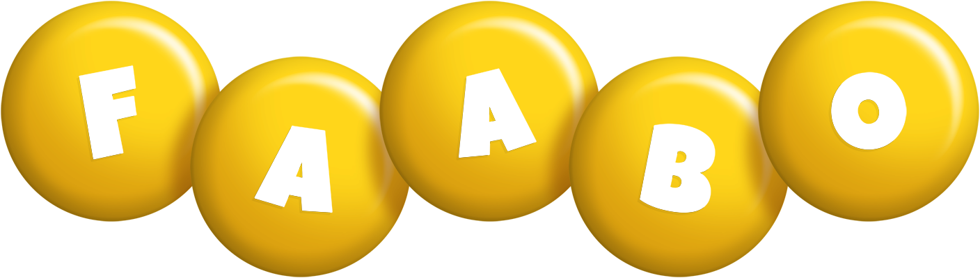 Faabo candy-yellow logo
