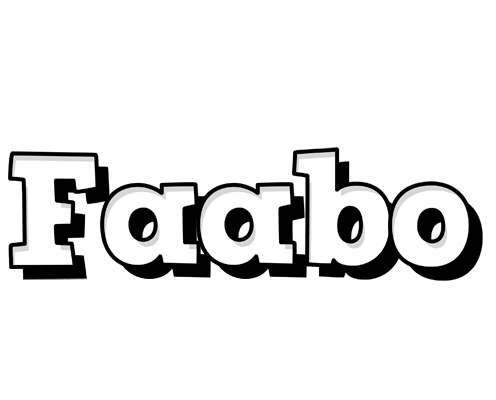 Faabo snowing logo