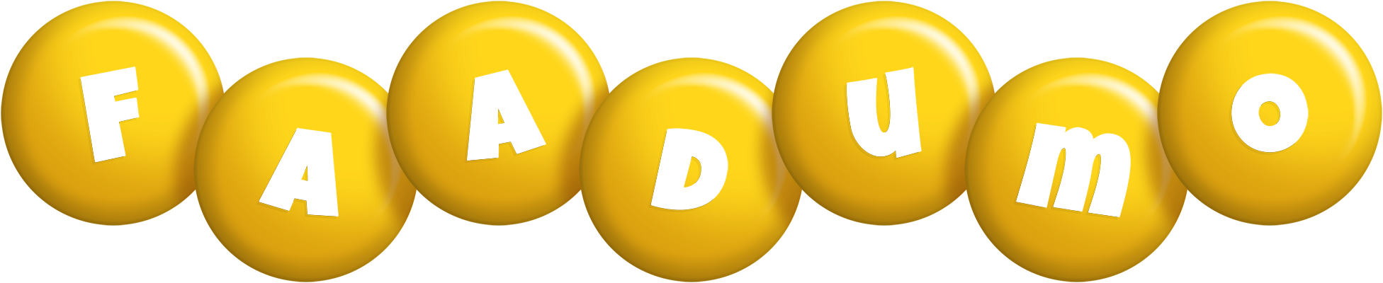 Faadumo candy-yellow logo